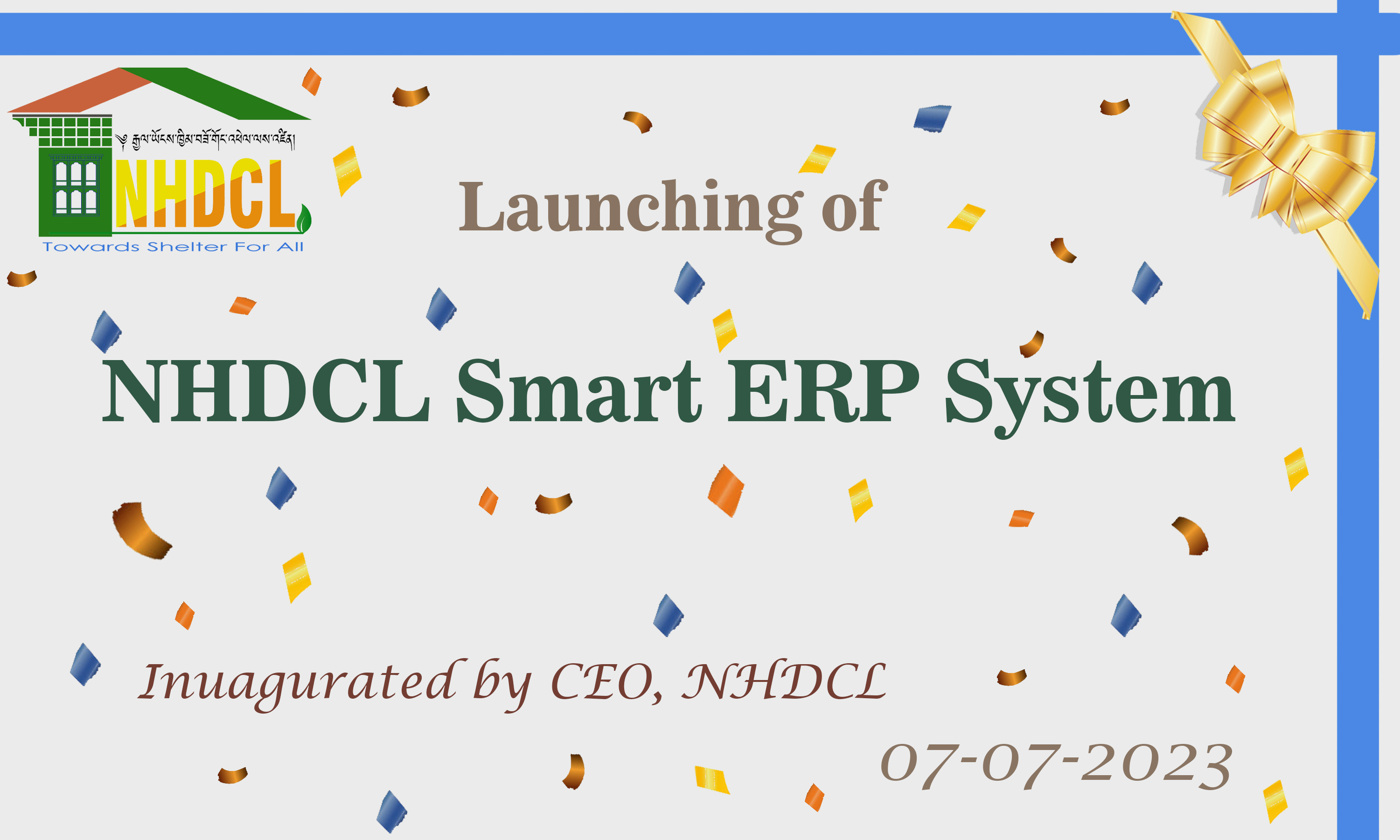 NHDCL launched and upgraded to new Smart ERP system